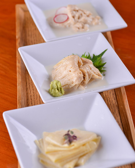 A la carte menu